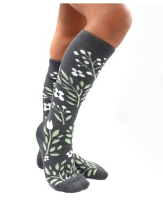 CALZINI LUNGHI IN BAMBU' BAMBINI "RAMAGE" - ANTRACITE