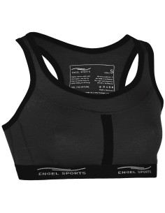 BRA TECNICO IN LANA-SETA PER LO SPORT - NERO