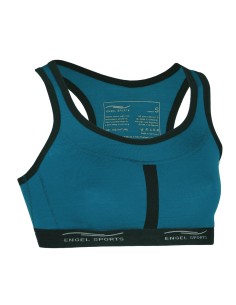 BRA TECNICO IN LANA-SETA PER LO SPORT - PETROLIO