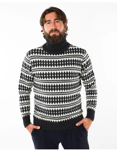 MAGLIONE NORVEGESE IN LANA MERINO "GORM"