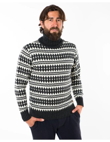 MAGLIONE NORVEGESE IN LANA MERINO "GORM"