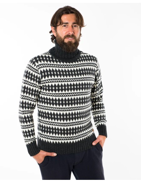MAGLIONE NORVEGESE IN LANA MERINO "GORM"