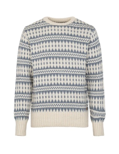 MAGLIONE NORVEGESE IN LANA MERINO "GORM" GIROCOLLO