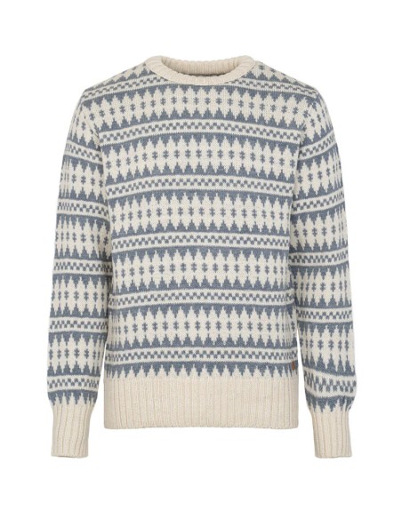 MAGLIONE NORVEGESE IN LANA MERINO "GORM" GIROCOLLO