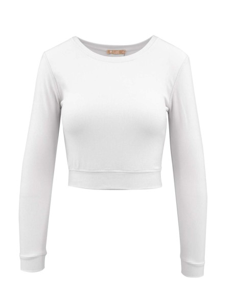 FELPINA CORTA SLIM FIT  IN BAMBU PESANTE