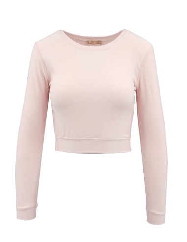 FELPINA CORTA SLIM FIT  IN BAMBU PESANTE