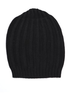 BERRETTO BIMBI IN 100% ALPACA - NERO