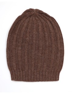 BERRETTO BIMBI IN 100% ALPACA - MARRONE