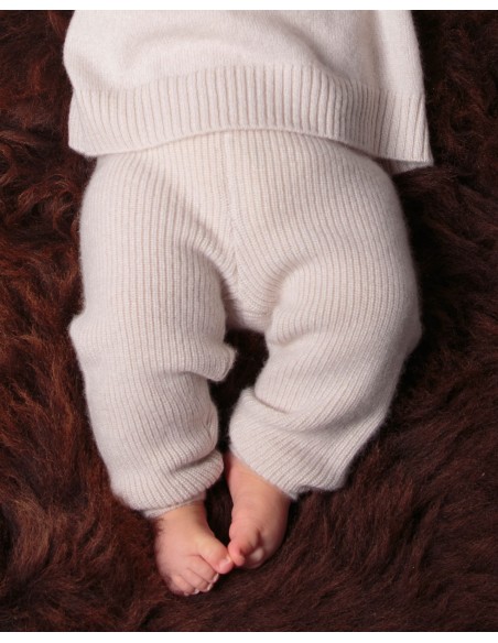 LEGGINGS IN 100% CASHMERE BABY "NUVOLETTA"