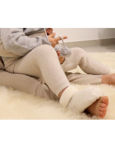 LEGGINGS IN 100% CASHMERE BABY "NUVOLETTA"