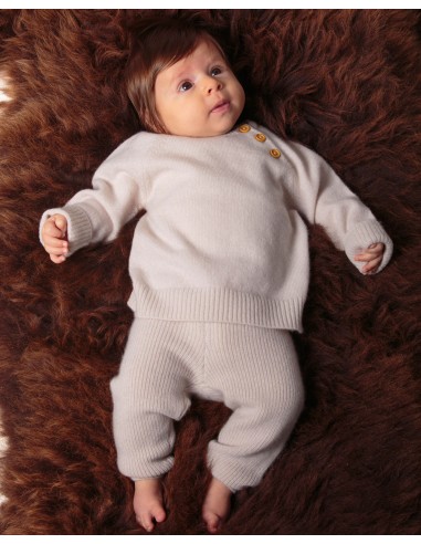 LEGGINGS IN 100% CASHMERE BABY "NUVOLETTA"