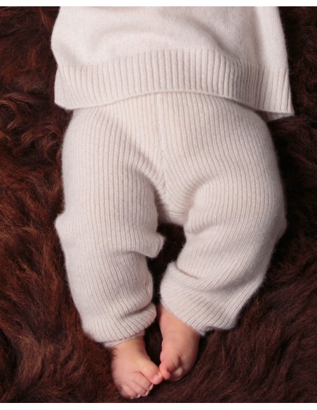 LEGGINGS IN 100% CASHMERE BABY "NUVOLETTA"