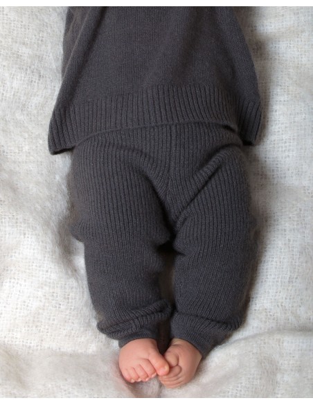 LEGGINGS IN 100% CASHMERE BABY "NUVOLETTA"