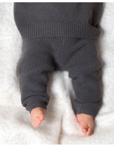 LEGGINGS IN 100% CASHMERE BABY "NUVOLETTA"