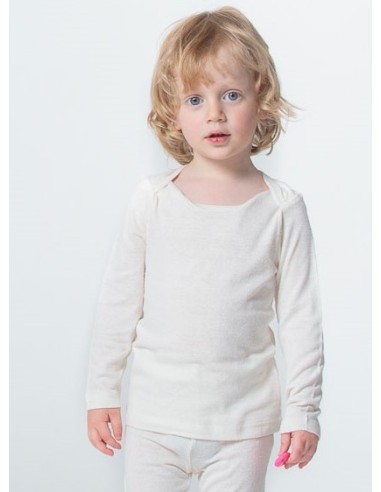 MAGLIA BABY MANICA LUNGA IN SETA BURETTA 