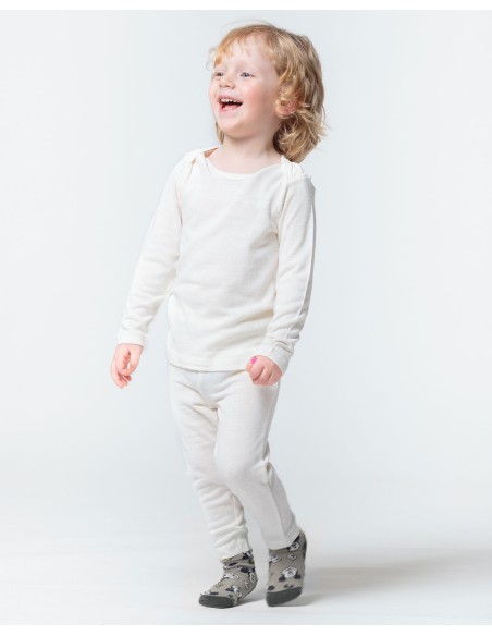 MAGLIA BABY MANICA LUNGA IN SETA BURETTA 