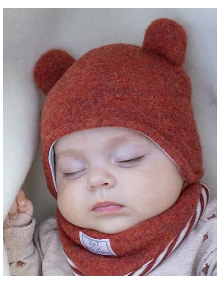 BERRETTO BABY IN PILE DI LANA "BEA"