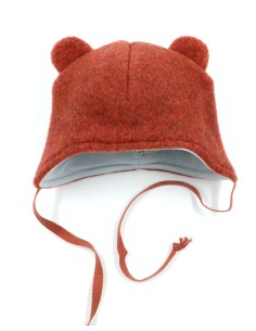 BERRETTO BABY IN PILE DI LANA "BEA" - RAME