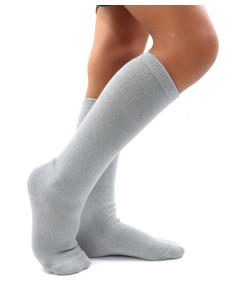 CALZINI LUNGHI IN BAMBU' BAMBINI "BASIC" - GRIGIO