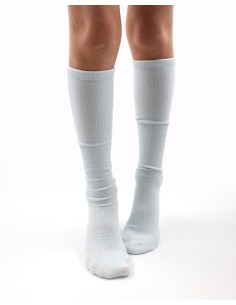 CALZINI LUNGHI IN BAMBU' BAMBINI "BASIC" - GHIACCIO