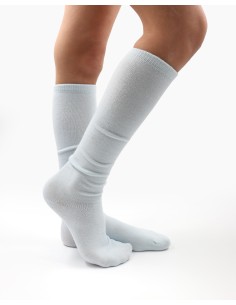 CALZINI LUNGHI IN BAMBU' BAMBINI "BASIC" - GHIACCIO 2