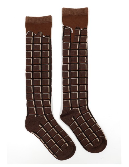 CALZINI LUNGHI IN BAMBU' KIDS "CIOCCOLATA"