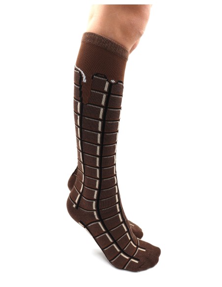 CALZINI LUNGHI IN BAMBU' KIDS "CIOCCOLATA"