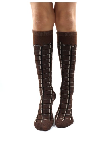 CALZINI LUNGHI IN BAMBU' KIDS "CIOCCOLATA"