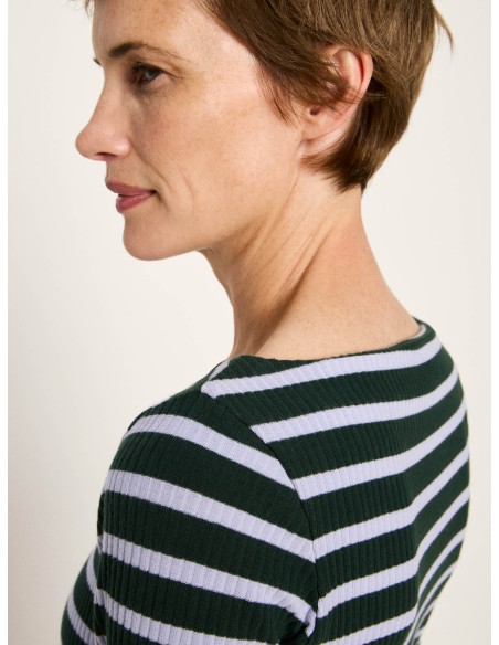 MAGLIA IN COTONE BIOLOGICO "STRIPE"