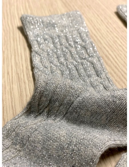 CALZINI IN LANA D'AGNELLO GLITTER