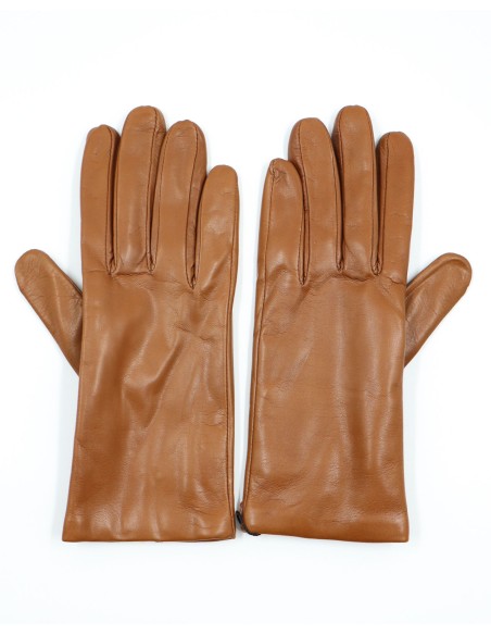 GUANTO DONNA IN PELLE E CASHMERE 