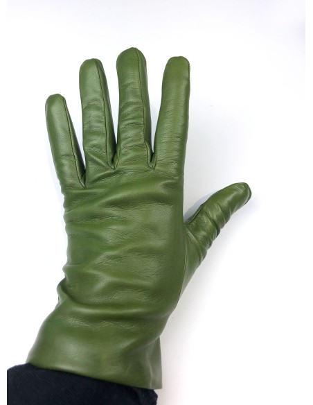 GUANTO DONNA IN PELLE E CASHMERE 