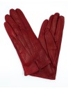 GUANTO IN PELLE E CASHMERE DONNA "POINTELLE"