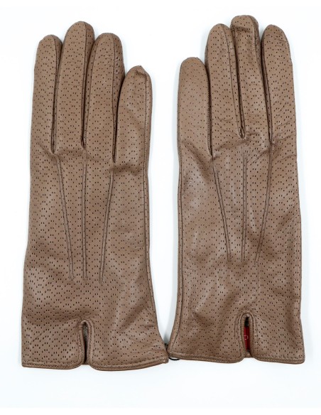 GUANTO IN PELLE E CASHMERE DONNA "POINTELLE"