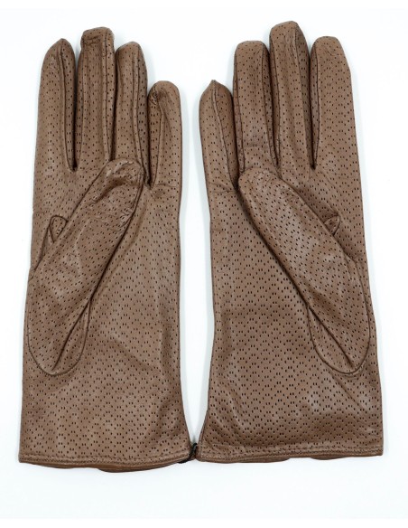GUANTO IN PELLE E CASHMERE DONNA "POINTELLE"