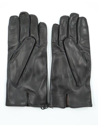 GUANTO IN PELLE E CASHMERE UOMO