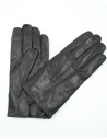 GUANTO IN PELLE E CASHMERE UOMO