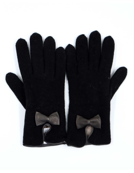 GUANTO IN LANA FODERATO IN CASHMERE "FIOCCO"