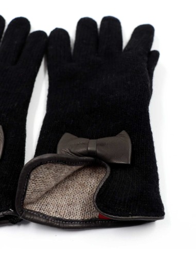 GUANTO IN LANA FODERATO IN CASHMERE "FIOCCO"