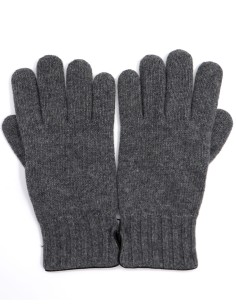 GUANTO UOMO IN LANA FODERATO IN CASHMERE  - GRIGIO 2