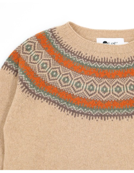 MAGLIONE DONNA SCOZZESE IN LANA D'AGNELLO SUPERFINE  "KIRSTEEN"