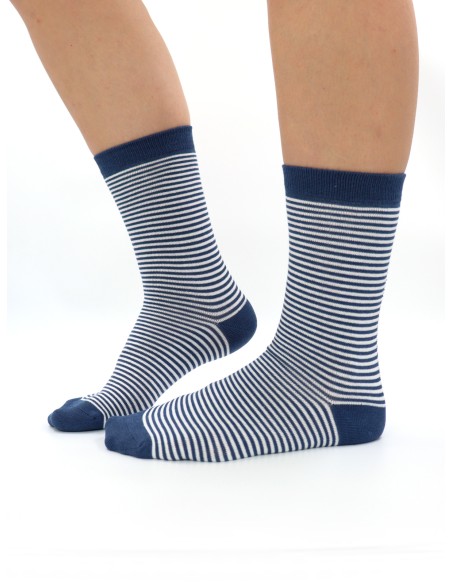 CALZINI IN BAMBU' "BASIC STRIPE"
