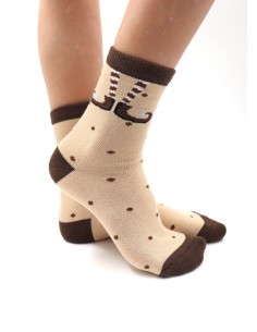 CALZINI BAMBU' KIDS "ELFO" - BEIGE