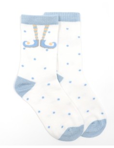 CALZINI BAMBU' KIDS "ELFO" - BIANCO