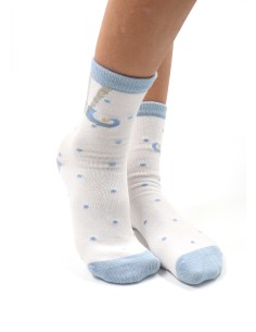 CALZINI BAMBU' KIDS "ELFO" - BIANCO 2