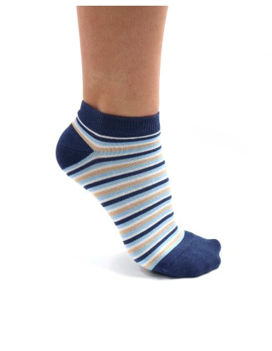 CALZINI CORTI BAMBU "STRIPE"