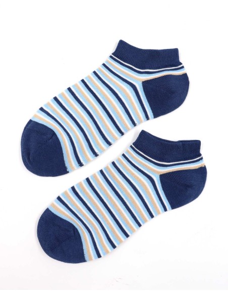 CALZINI CORTI BAMBU "STRIPE"