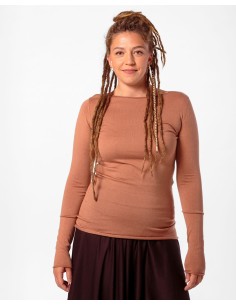 CASHMIRETTA IN SETA E CASHMERE "GRETA" LIMITED - MOCHA