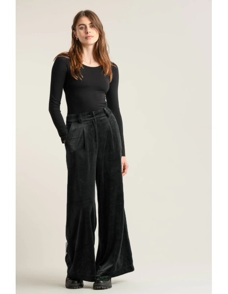 PANTALONE IN VELLUTO DI COTONE BIOLOGICO "SOFIA"