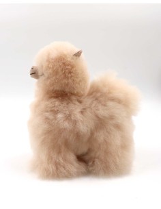 PALUCHE ALPACA DI ALPACA PICCOLO 20CM - BEIGE 2